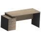 Mesa Reta Pedestal 1700mm